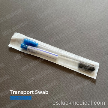 Cultivo bacteriano y hisopo de transporte